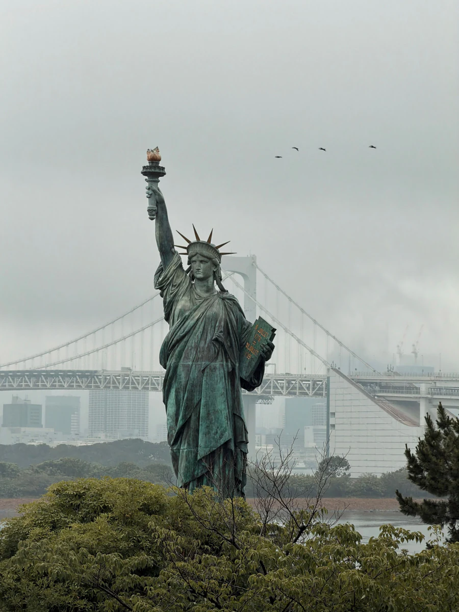 The Statue of Liberty in New York
